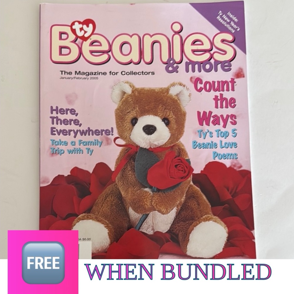 🆓 Free When Bundled Ty Beanies & More January/February 2005 Magazine